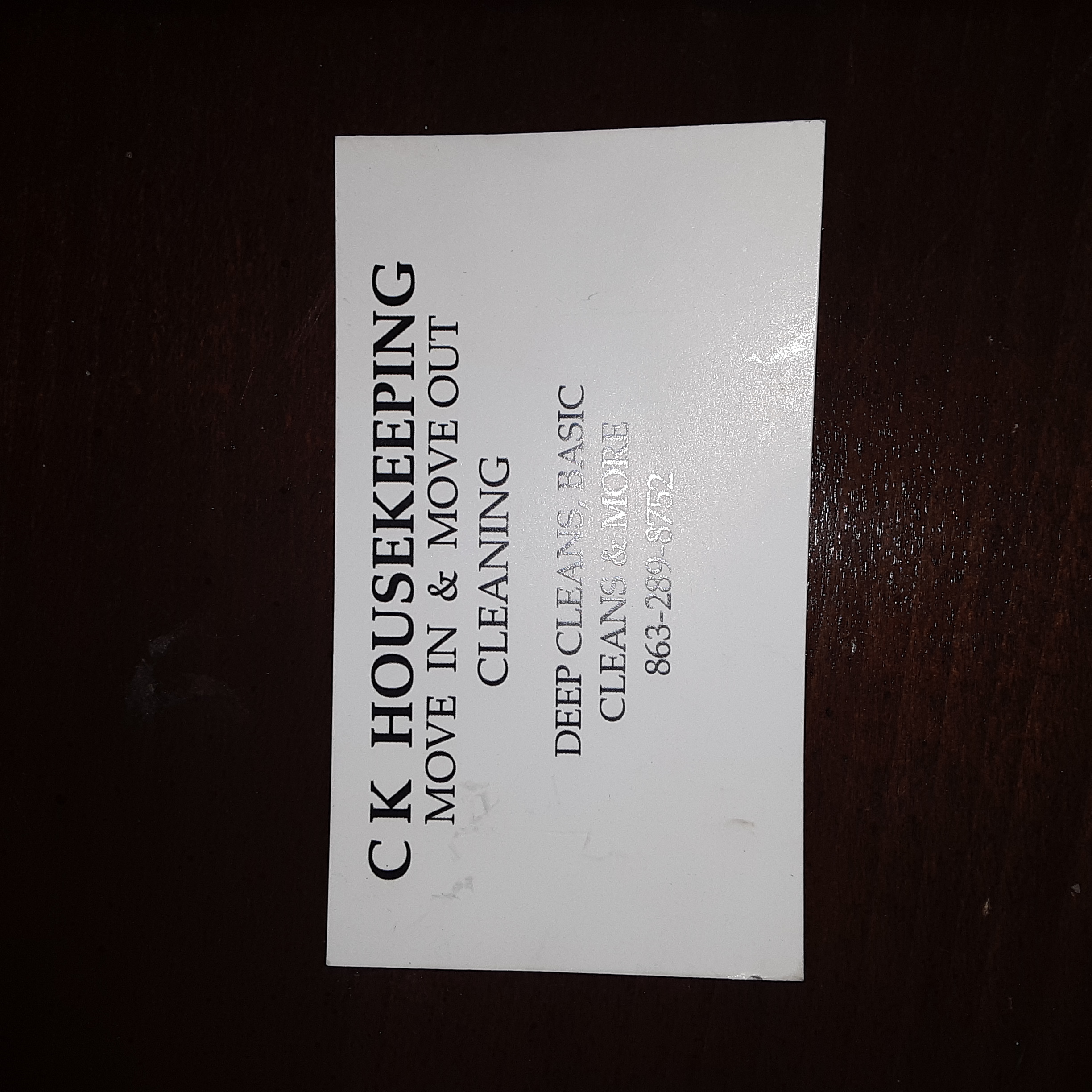 CK Housekeeping's Photo