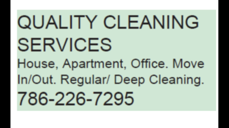 Quality Cleaning Services Inc