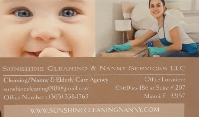 Sunshine Cleaning & Nanny Services LLC's Photo