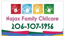 Najax Family Childcare Logo