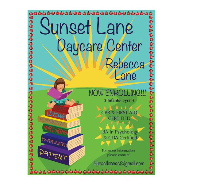 The Sunset Lane Daycare Center Logo