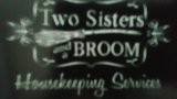 two sisters and a broom