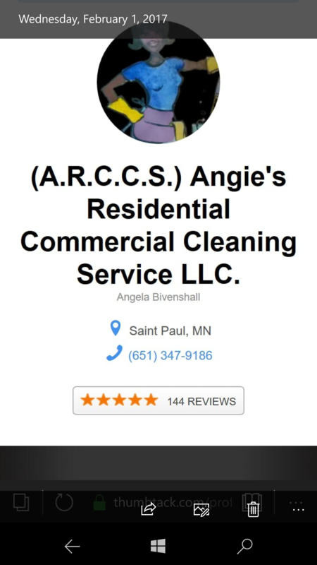 (ARCCS) Angie's Residential Commercial Cleaning Service