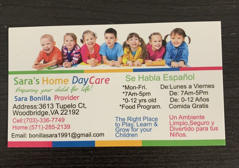 Sara's Home Daycare Logo