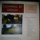 Cleaning by Design