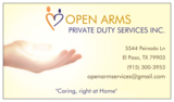 Open Arms Private Duty Services Inc.