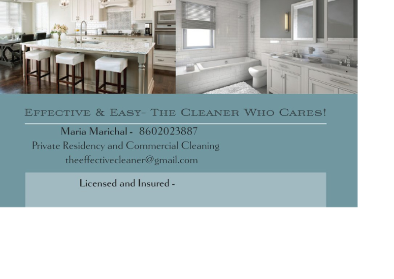 Effective & Easy- The Cleaner Who Cares Logo