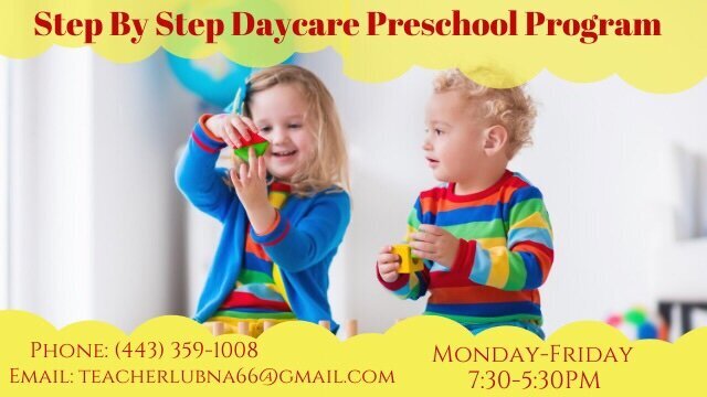 Step By Step Daycare Logo