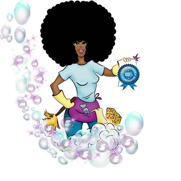 Afro Cleaning Service Logo