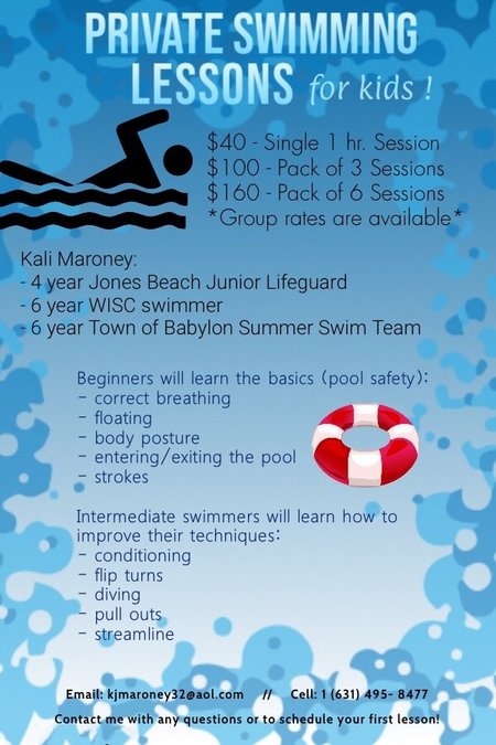 Private Swimming Lessons