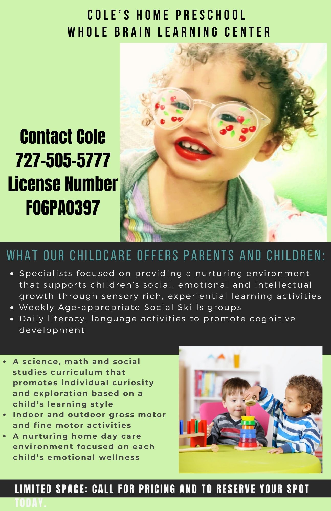 Cole' Home Preschool's Photo