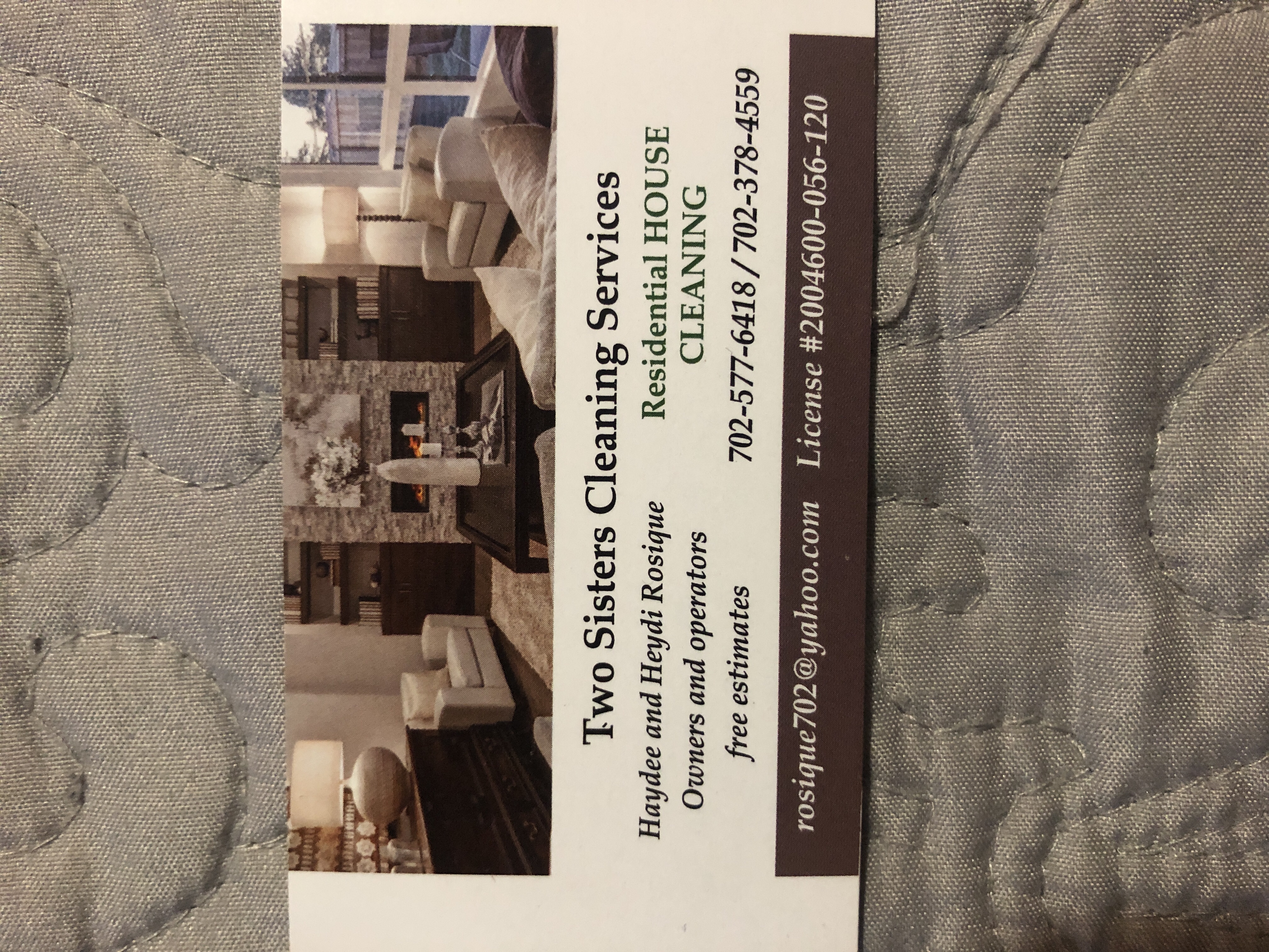 Two sisters Cleaning services's Photo