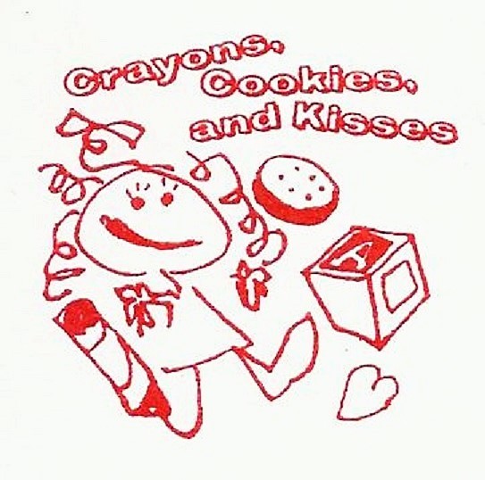Crayons, Cookies & Kisses Daycare Logo