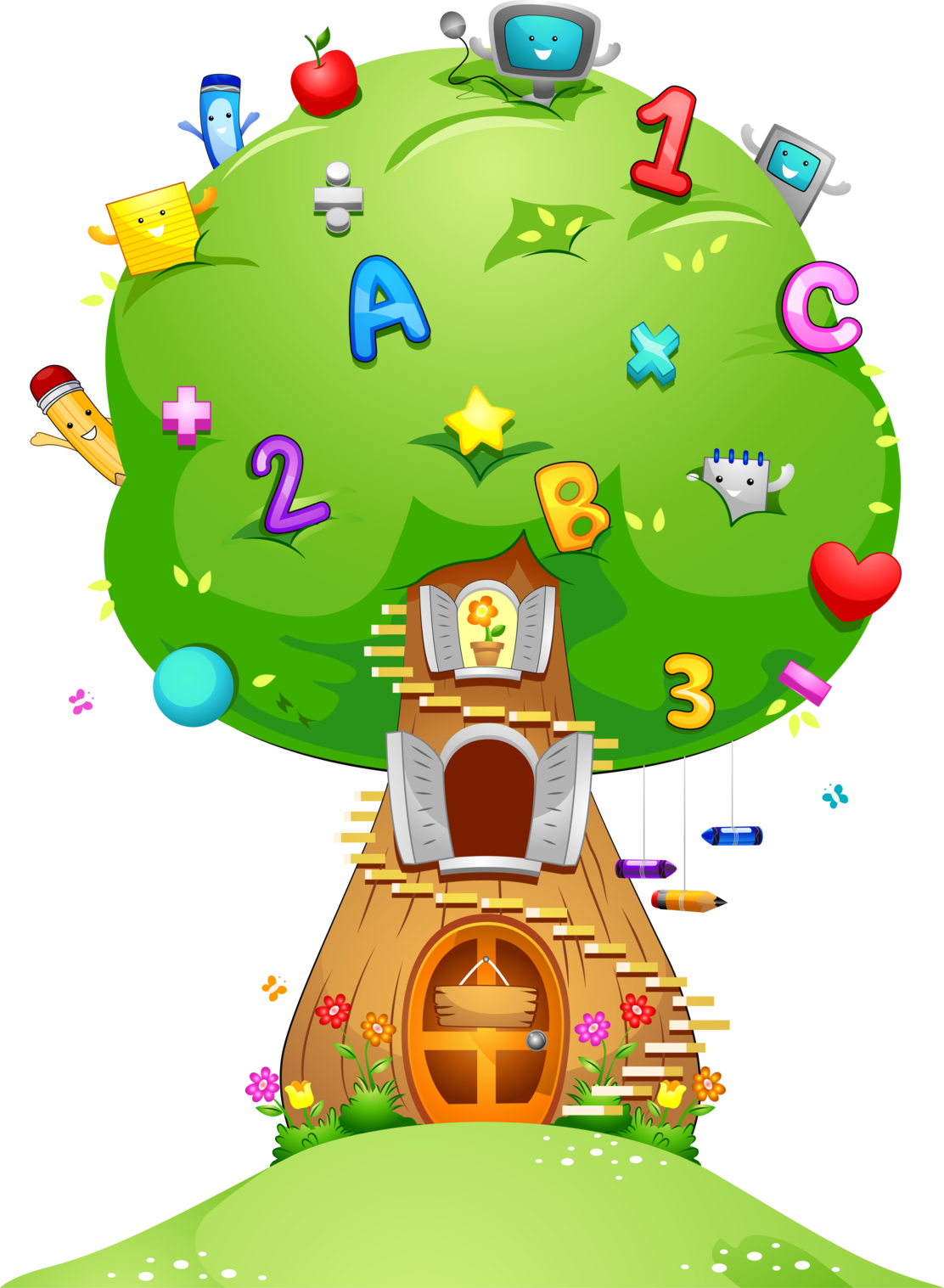 The Little Explorers Treehouse Logo