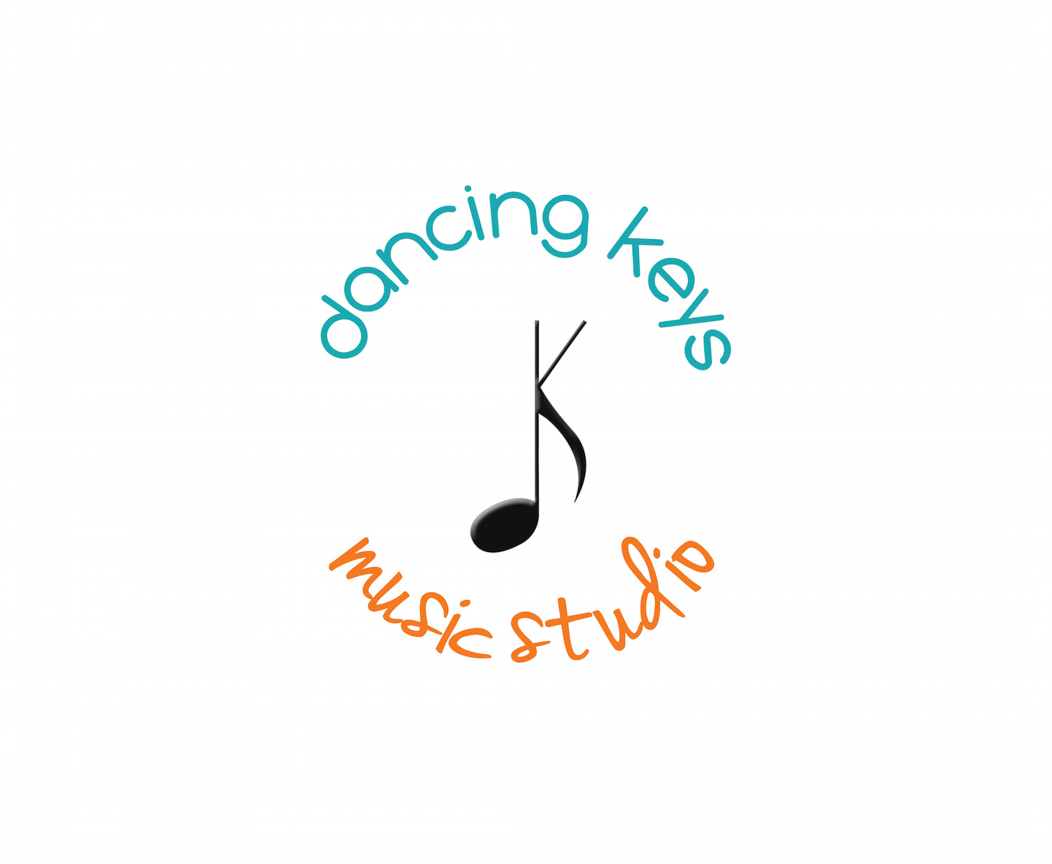 Dancing Keys Music Studio Logo