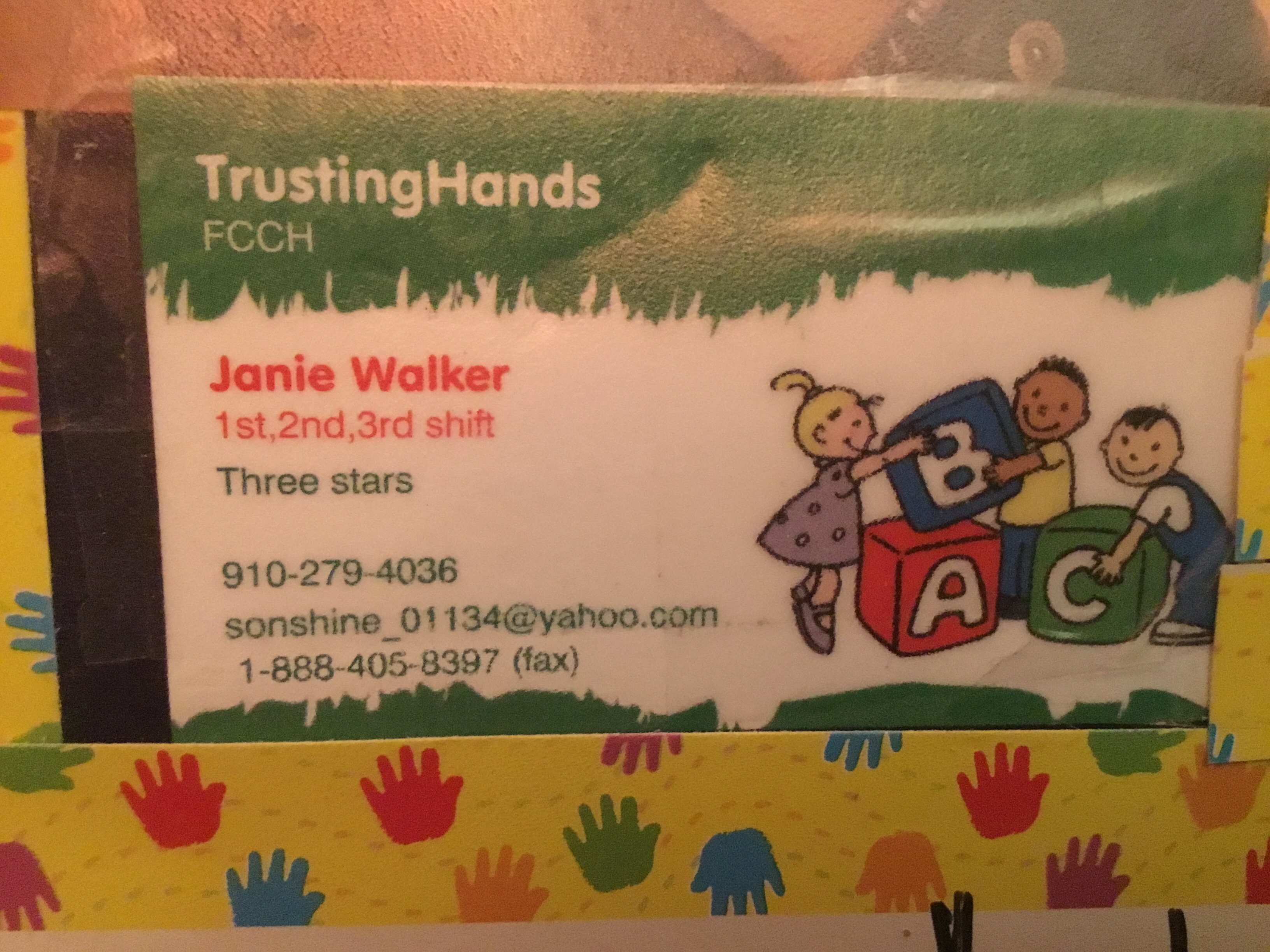 Trusting Hands Fcc Logo