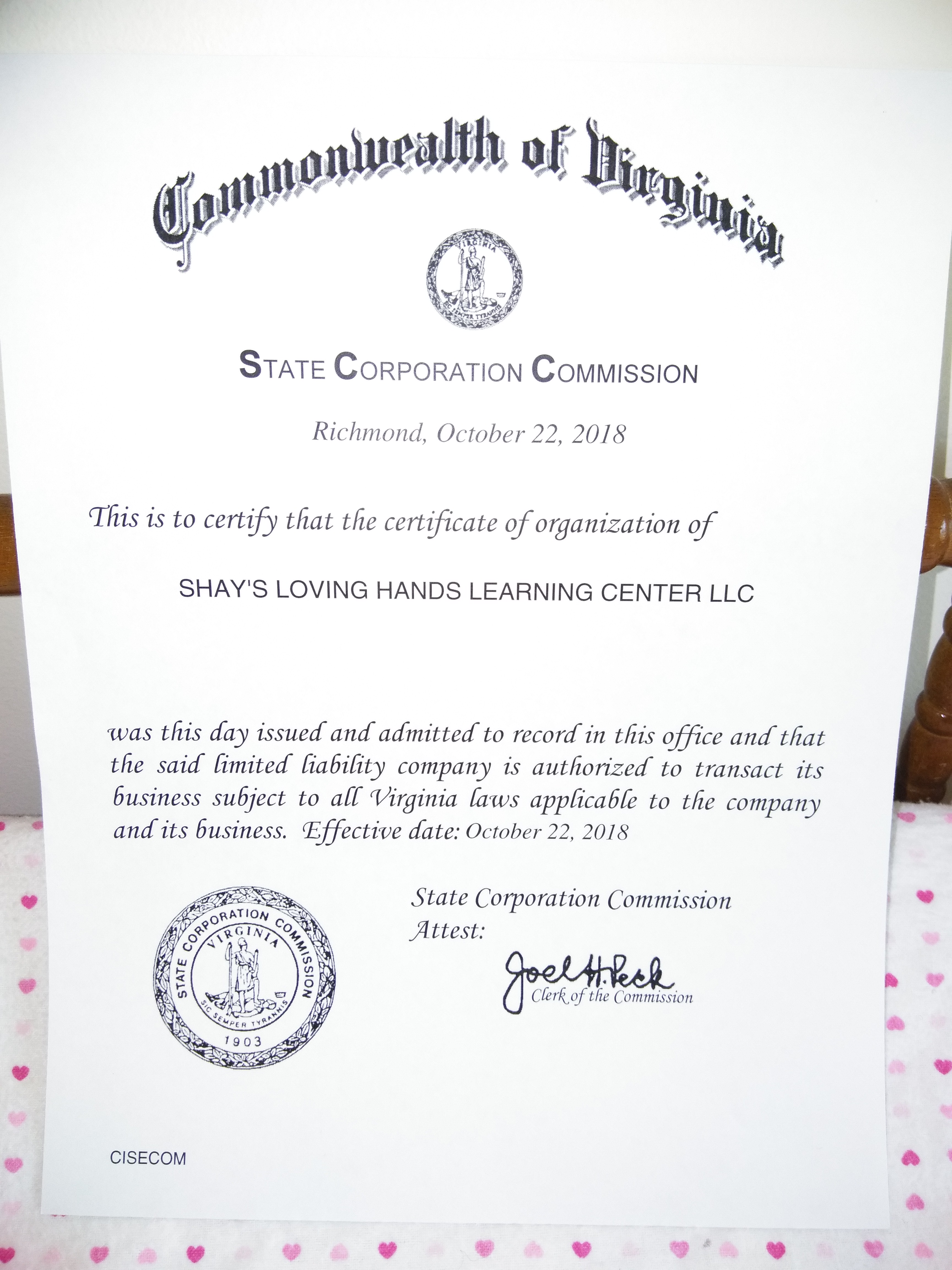 Shay's Loving Hands Learning Center's Photo