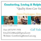 Comforting, Loving, & Helping Hands Home Care