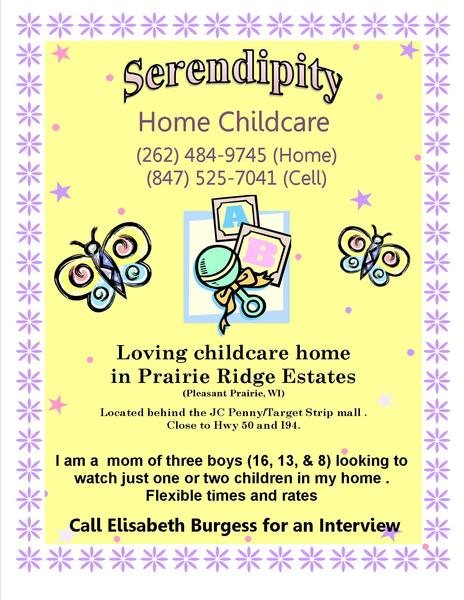 Serendipity Home Childcare's Photo