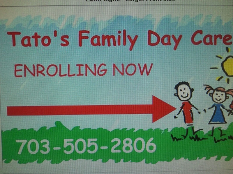 Tato's Family Child Care/ Preschool Logo