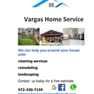 Vargas home services
