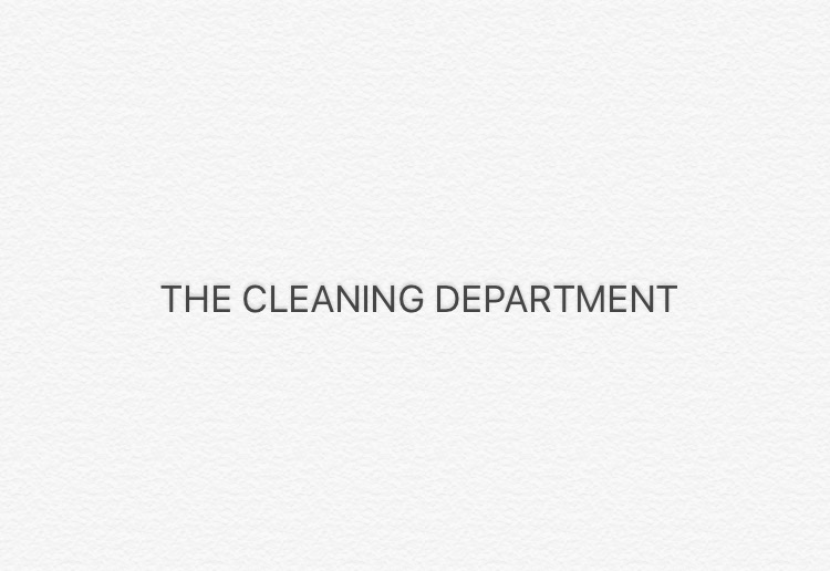 The Cleaning Department's Photo