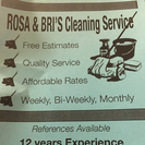 Rosa and Bri's Cleaning Service