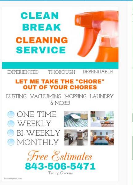 Clean Break Cleaning Services Logo