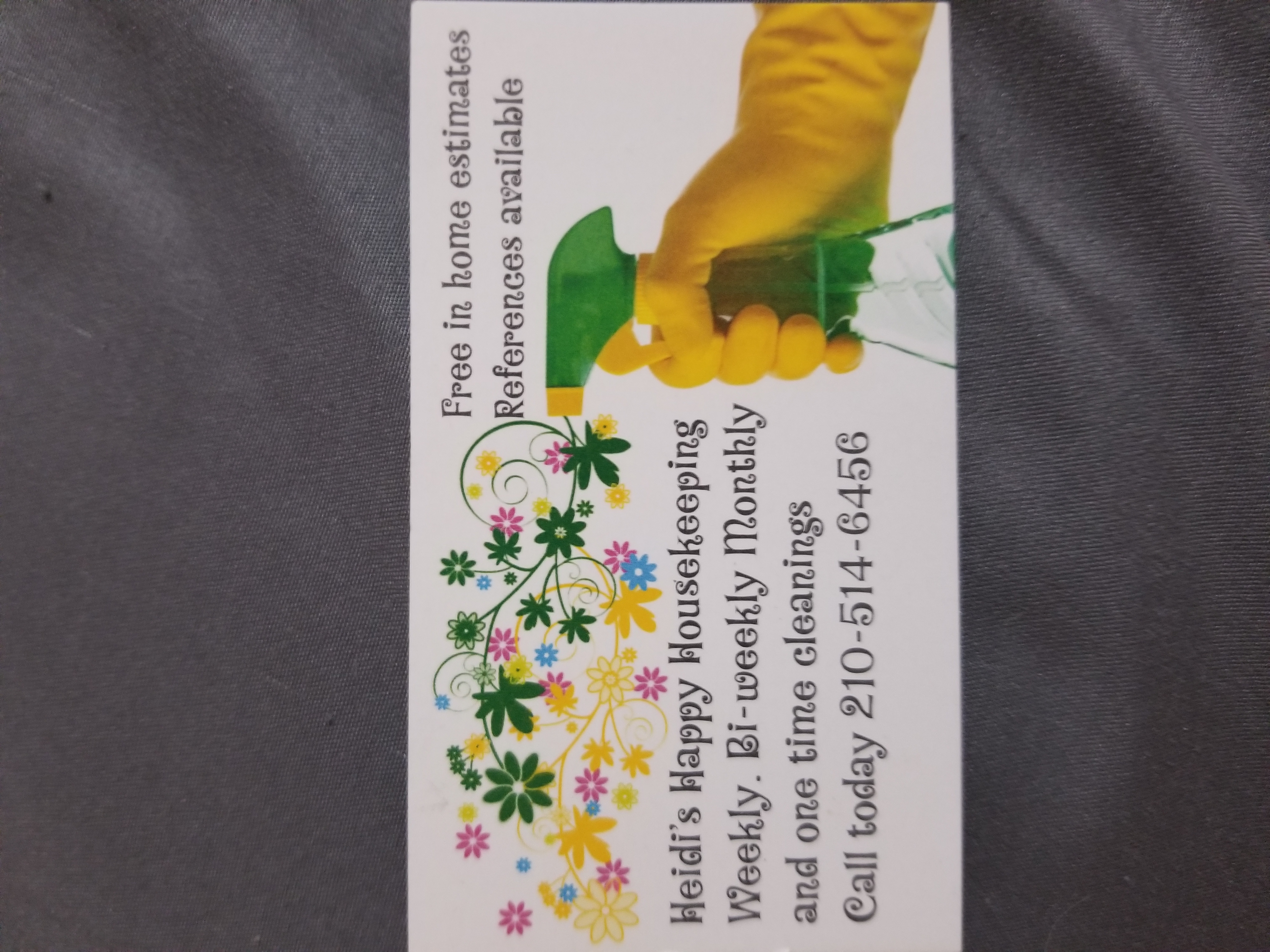 Heidi's happy Housekeeping's Photo