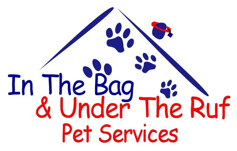 In The Bag & Under The Ruf Pet Service Logo