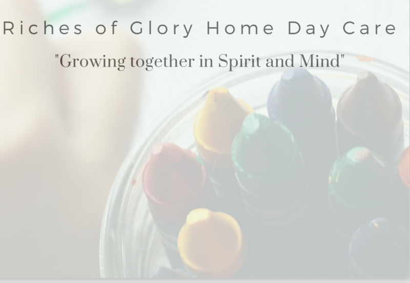 Riches Of Glory Home Daycare Logo