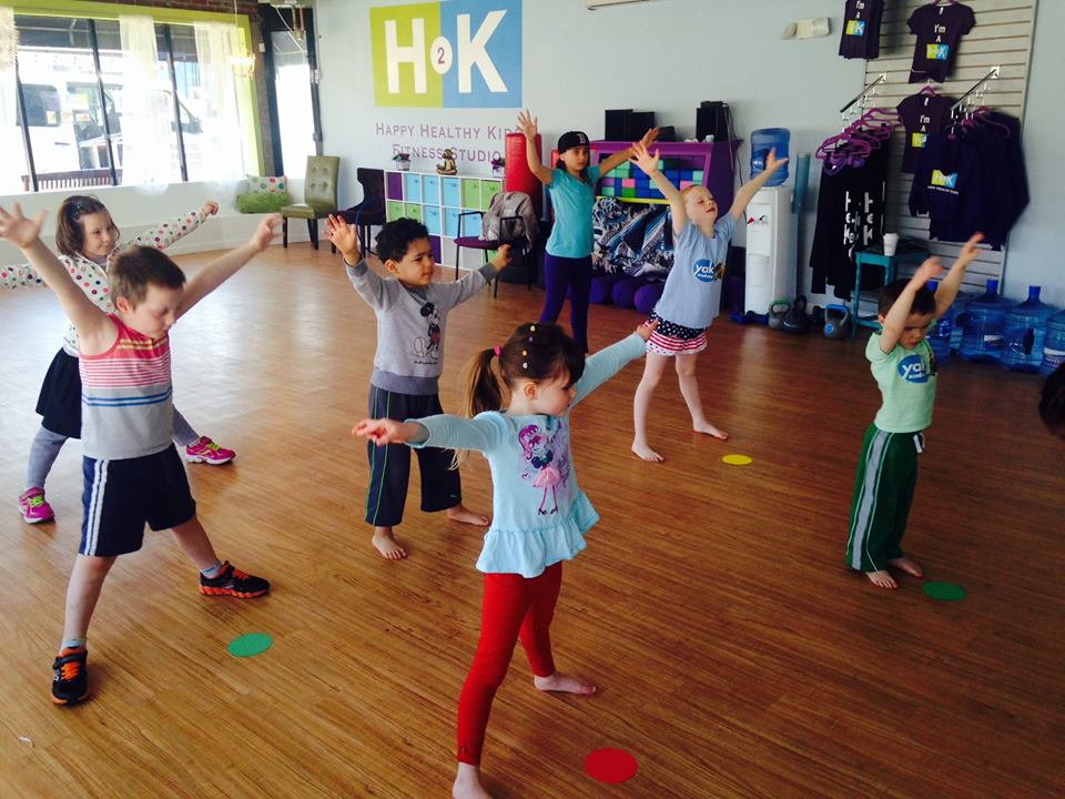 H2k Happy Healthy Kids Fitness Studio Logo