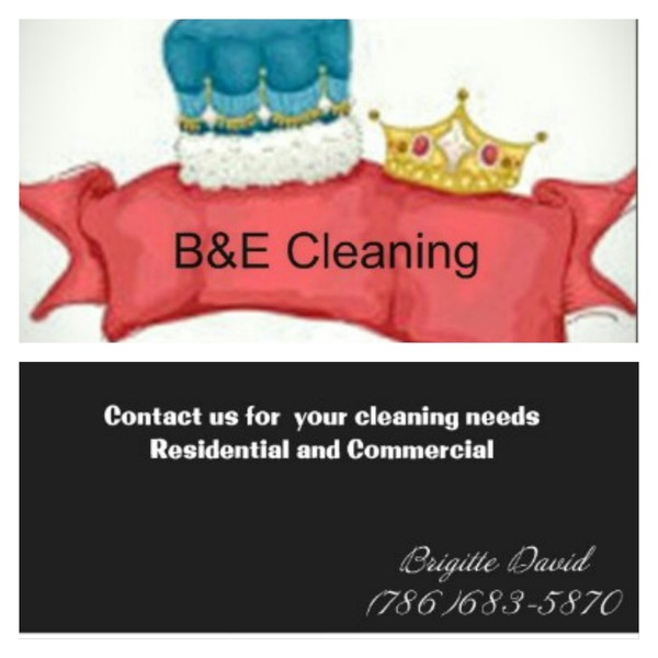 B&e Cleaning Logo