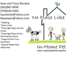 No Place Like Home Pet Services