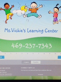 Ms. Vickie's Learning Center Logo