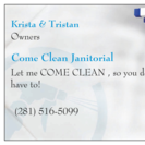Come Clean Janitorial
