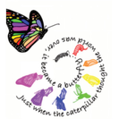 Caterpillars Become Butterflies Learning Academy Logo
