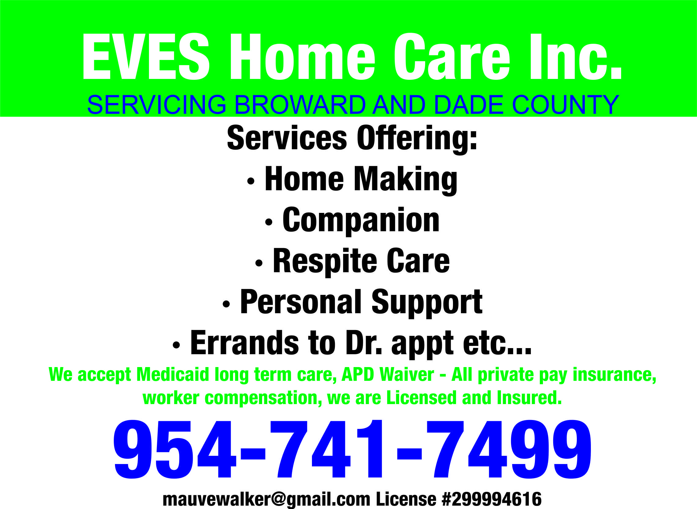 EVE'S Homecare Inc ha's Photo