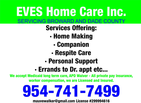 EVE'S Homecare Inc ha