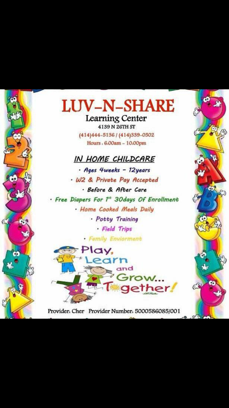 Luv N Share Learning Center's Photo