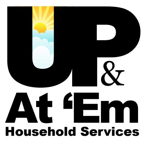 Up & At 'em Household Services Logo