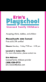 Erin's Playschool
