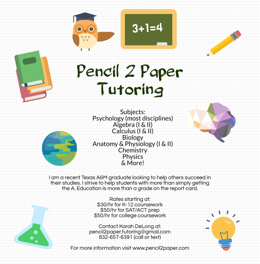 Pencil 2 Paper Tutoring's Photo