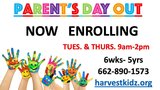 Harvest Kids- Parent's Day Out