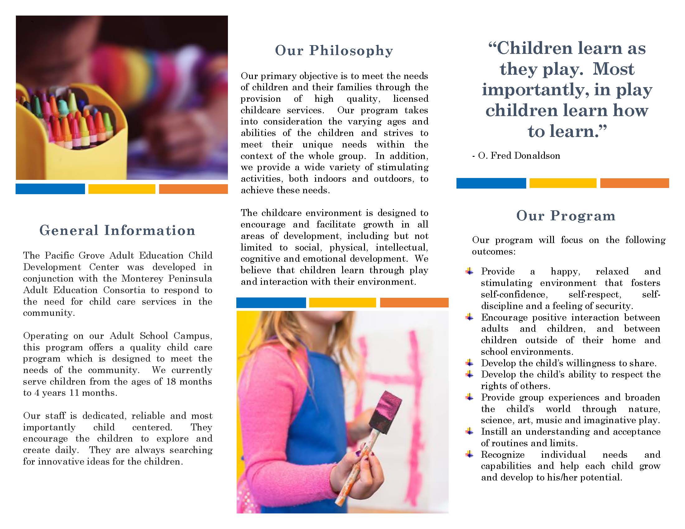 Pacific Grove Adult Education Child Development Center's Photo