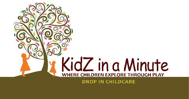 Kidz In A Minute Drop In Child Care Logo