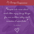 Caring Companions