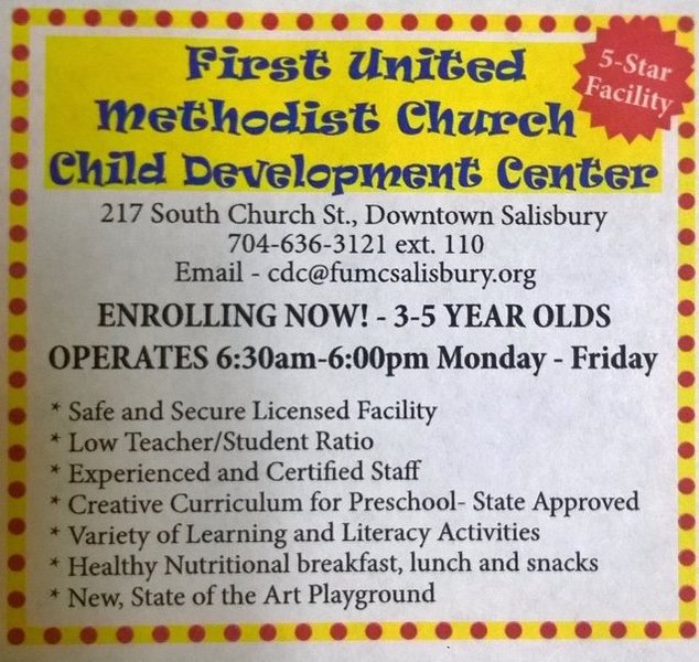 First United Methodist Child Development Center Logo