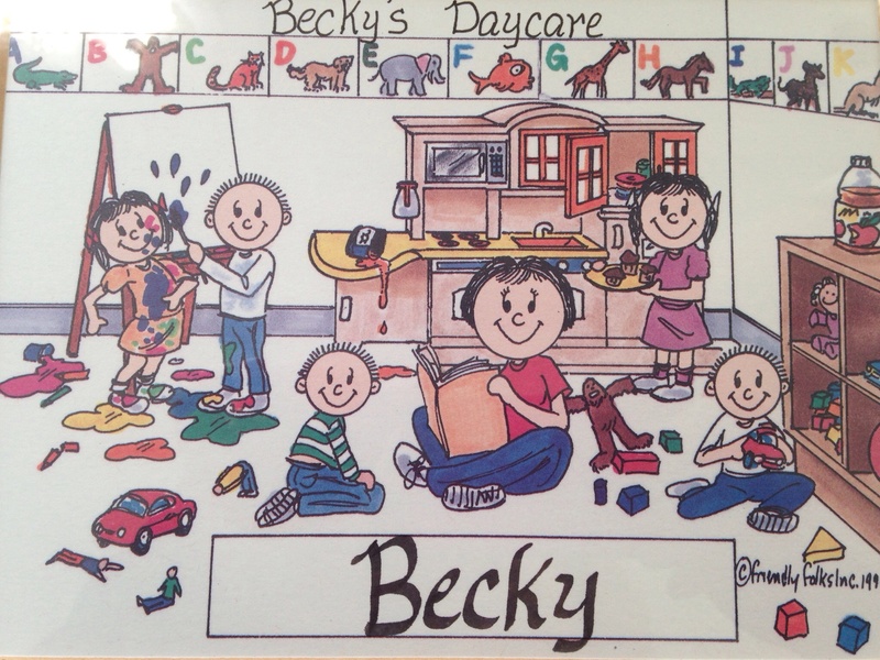 Becky's Home Daycare Logo