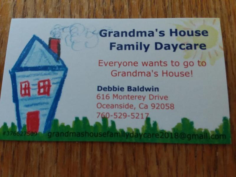 Grandma's House Family Daycare Logo